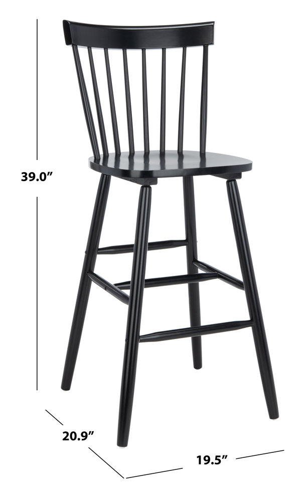 Crooke solid wood online bar stool